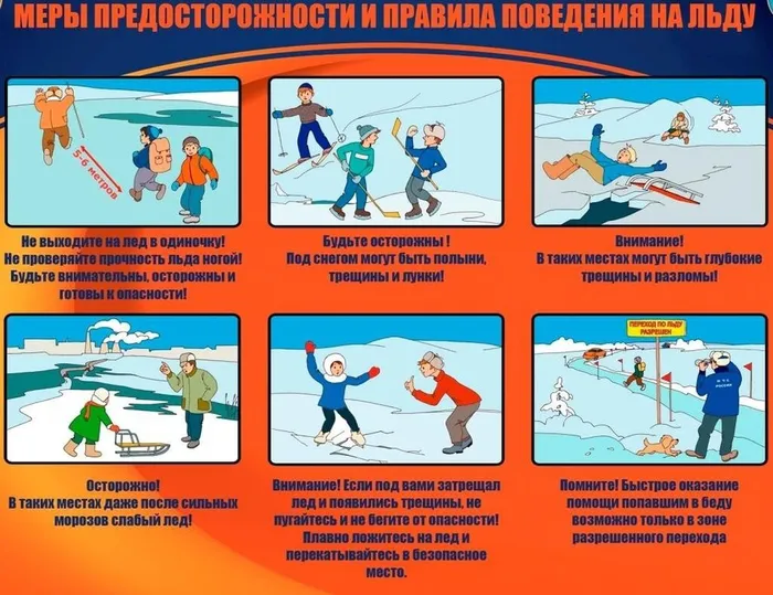 Правила поведения на льду 1